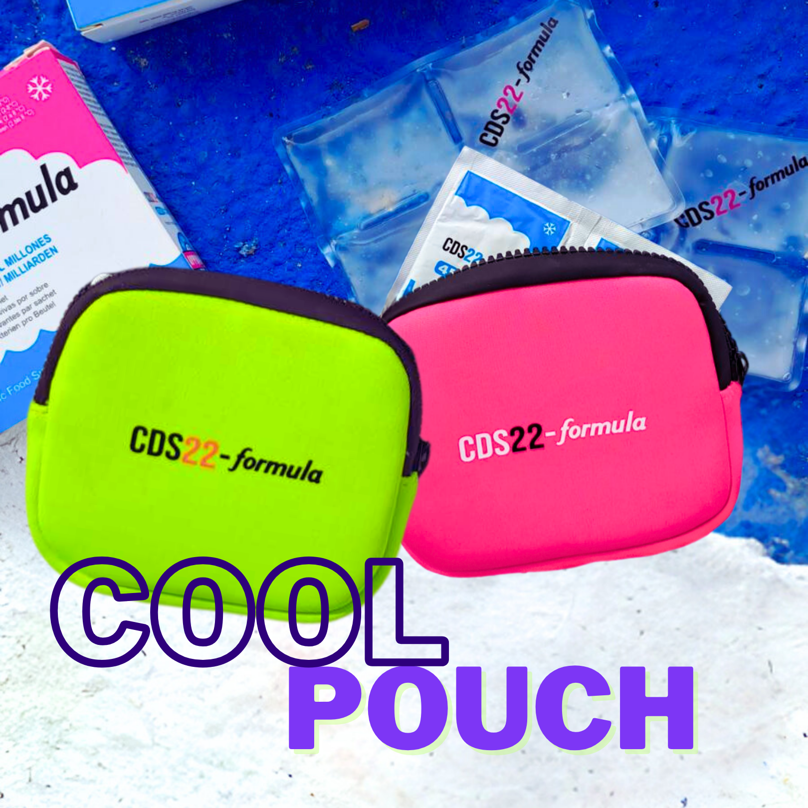 CoolPouch ❄️ Pochette refrigerante, piccola e leggera, riutilizzabile 