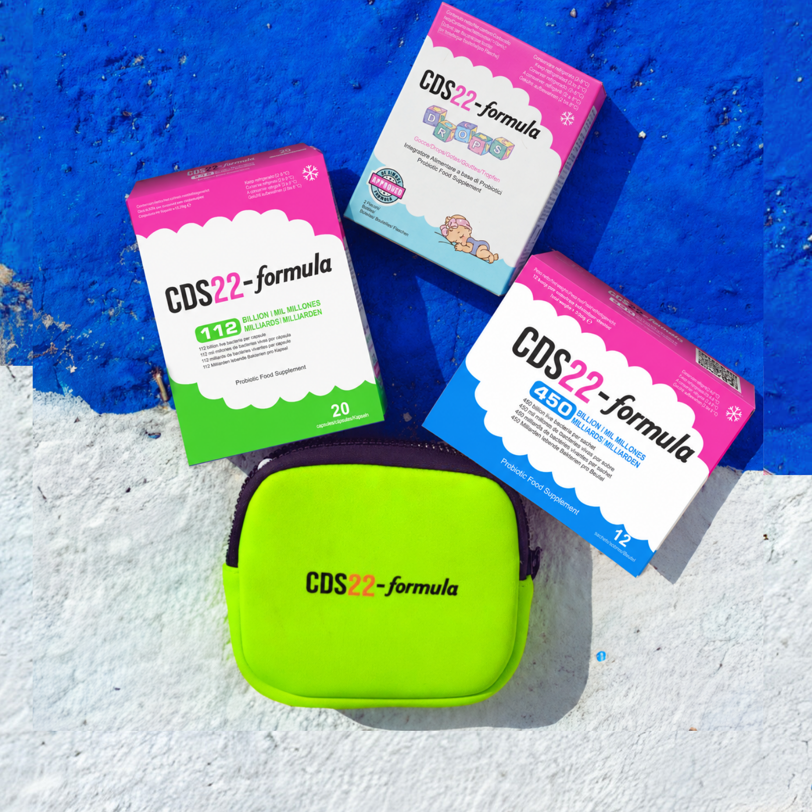 ☀️ Cool-stock Pack Italia: 5× CDS22-formula + CoolPouch as a gift + free Express shipping
