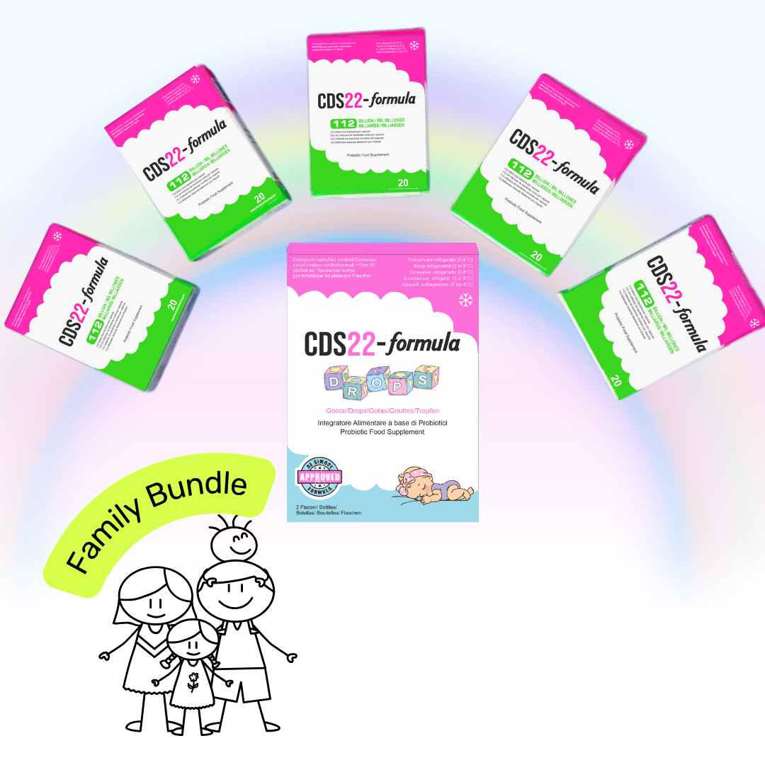 Familienpaket 15 % Rabatt: 5 x CDS22 (450B oder 112B) + 1 x CDS22 Säuglingstropfen + 🚀 KOSTENLOSER EXPRESSVERSAND