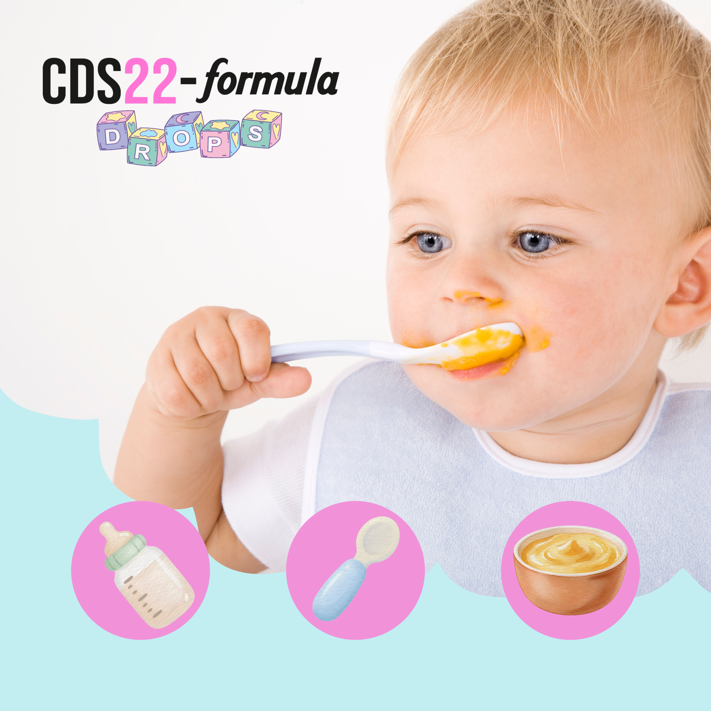 Familienpaket 15 % Rabatt: 5 x CDS22 (450B oder 112B) + 1 x CDS22 Säuglingstropfen + 🚀 KOSTENLOSER EXPRESSVERSAND